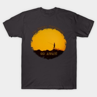 Fishing at sunrise while I'm social distancing T-Shirt